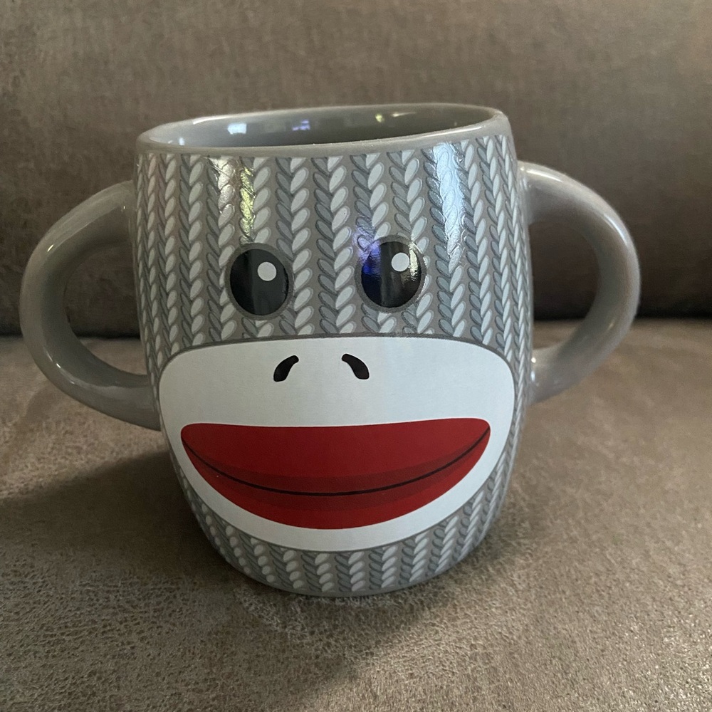 Gray Sock Monkey Mug Galerie